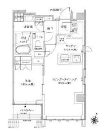 レジデンス神田 202 間取り図