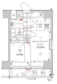 アルテシモクルセ 4階 間取り図