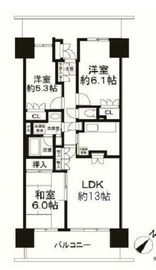 イーストパークス大島サザンスクエア 1階 間取り図