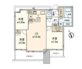 スカイズタワー＆ガーデン 23階 間取り図