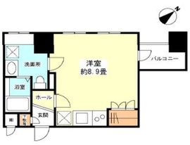 グランカーサ新宿御苑 1301 間取り図