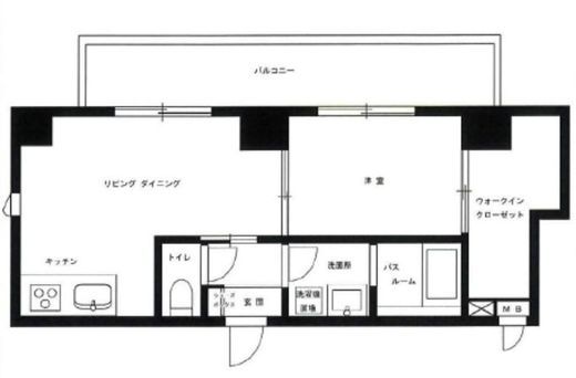 ベイフレール潮見 404 間取り図