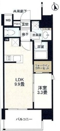 リビオレゾン浅草 10階 間取り図