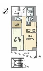 グランデュオ恵比寿4 601 間取り図