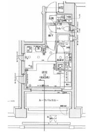 クリオラベルヴィ新御徒町 13階 間取り図