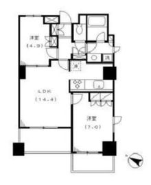 アトラス雑司が谷 5階 間取り図