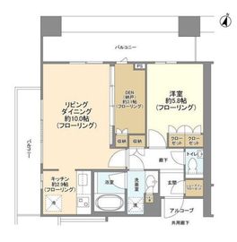 テラス渋谷美竹 11階 間取り図