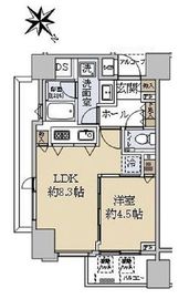 セントラルプレイス南大塚 6階 間取り図