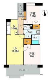 パークハウス馬込台 5階 間取り図