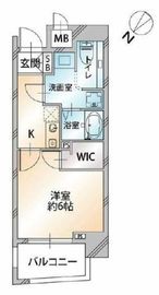 オーキッドレジデンス千代田岩本町 1004 間取り図