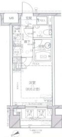 ピアース東京グレイスタワー 2階 間取り図