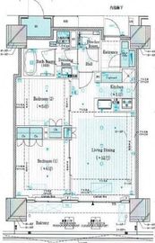 ブランズタワー豊洲 26階 間取り図