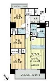 イニシア青砥レジデンス 12階 間取り図