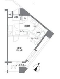 カスタリア大塚2 505 間取り図