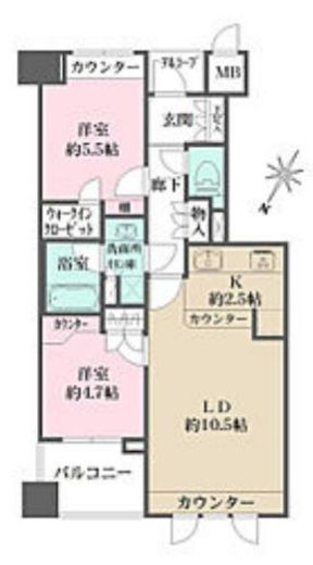 ファミール日本橋グランスイートプラザ 12階 間取り図