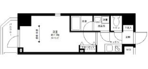 プライムアーバン白山 1001 間取り図