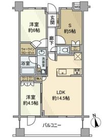 アールブラン馬込 2階 間取り図