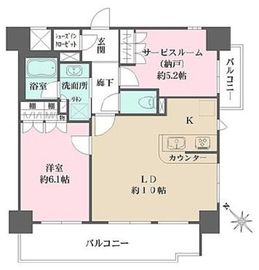 ロジュマンジャンティ駒込 2階 間取り図