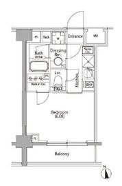 イプセ武蔵小杉 403 間取り図