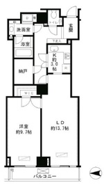 恵比寿ガーデンテラス弐番館 306 間取り図