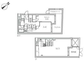 グランデュオ富ヶ谷2 104 間取り図