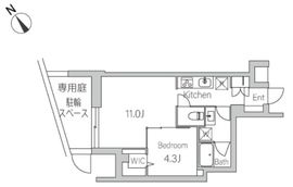 グランデュオ富ヶ谷2 103 間取り図