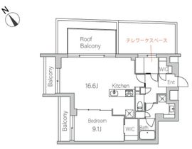 グランデュオ富ヶ谷2 401 間取り図