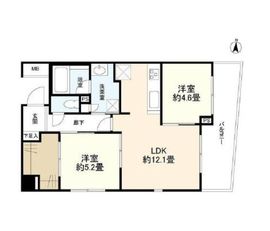 モンヴェール四ツ谷 1階 間取り図