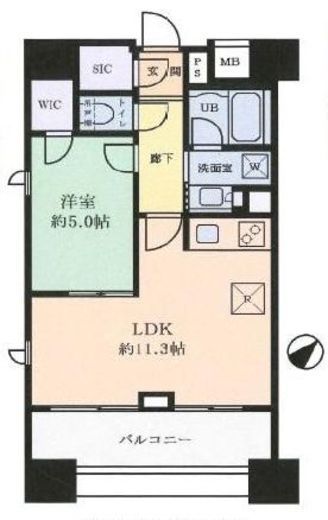 クレヴィア新大塚 4階 間取り図