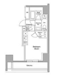 ザ・パークハビオ赤羽 304 間取り図
