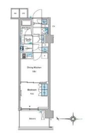 ルフォンプログレ糀谷 304 間取り図