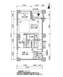 東雲キャナルコートCODAN 15-604 間取り図