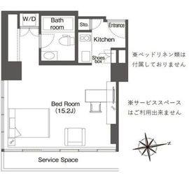 ウエリスアーバン品川タワー 2001 間取り図