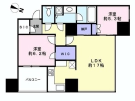 大崎ウエストシティタワーズ イースト 3階 間取り図