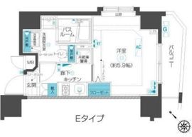 フェニックス武蔵小山 7階 間取り図