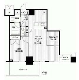 グランハイツ錦糸町 1004 間取り図