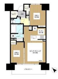 シティハウス中目黒テラス 7階 間取り図