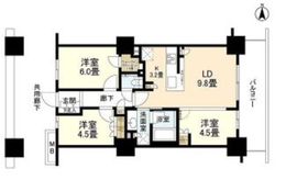 プライムパークス品川シーサイド ザ・タワー 16階 間取り図