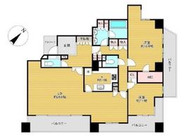 ソプラタワー 19階 間取り図