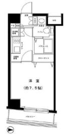 パークサイド芝大門 402 間取り図