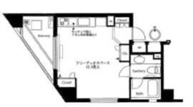 フリーディオ西麻布 904 間取り図