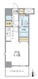 KDX吾妻橋レジデンス 1001 間取り図