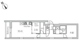 グランデュオ富ヶ谷2 304 間取り図