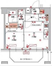 ハーモニーレジデンス山手サウス大塚 1001 間取り図