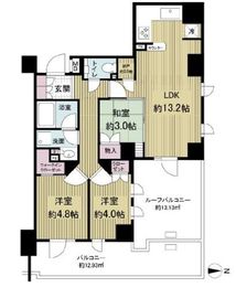 ブランシエラおとめ山公園 2階 間取り図