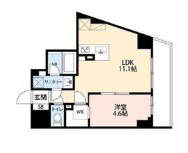 ミルーナヒルズD駒込 201 間取り図