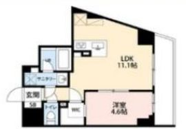 ミルーナヒルズD駒込 701 間取り図