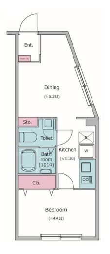 ラクラス中野弥生町 210 間取り図