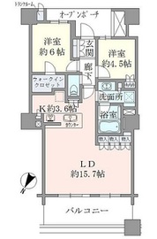 ブリリア有明スカイタワー 17階 間取り図