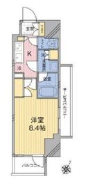 MODIER HATAGAYA (モディア幡ヶ谷) 810 間取り図